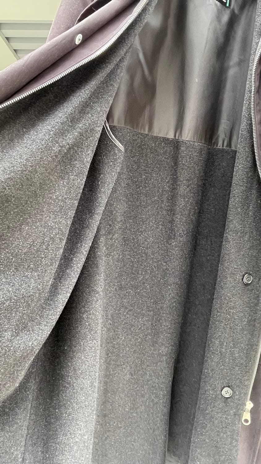 Italian Tailored Layered Collar Long Tre 상품이미지6