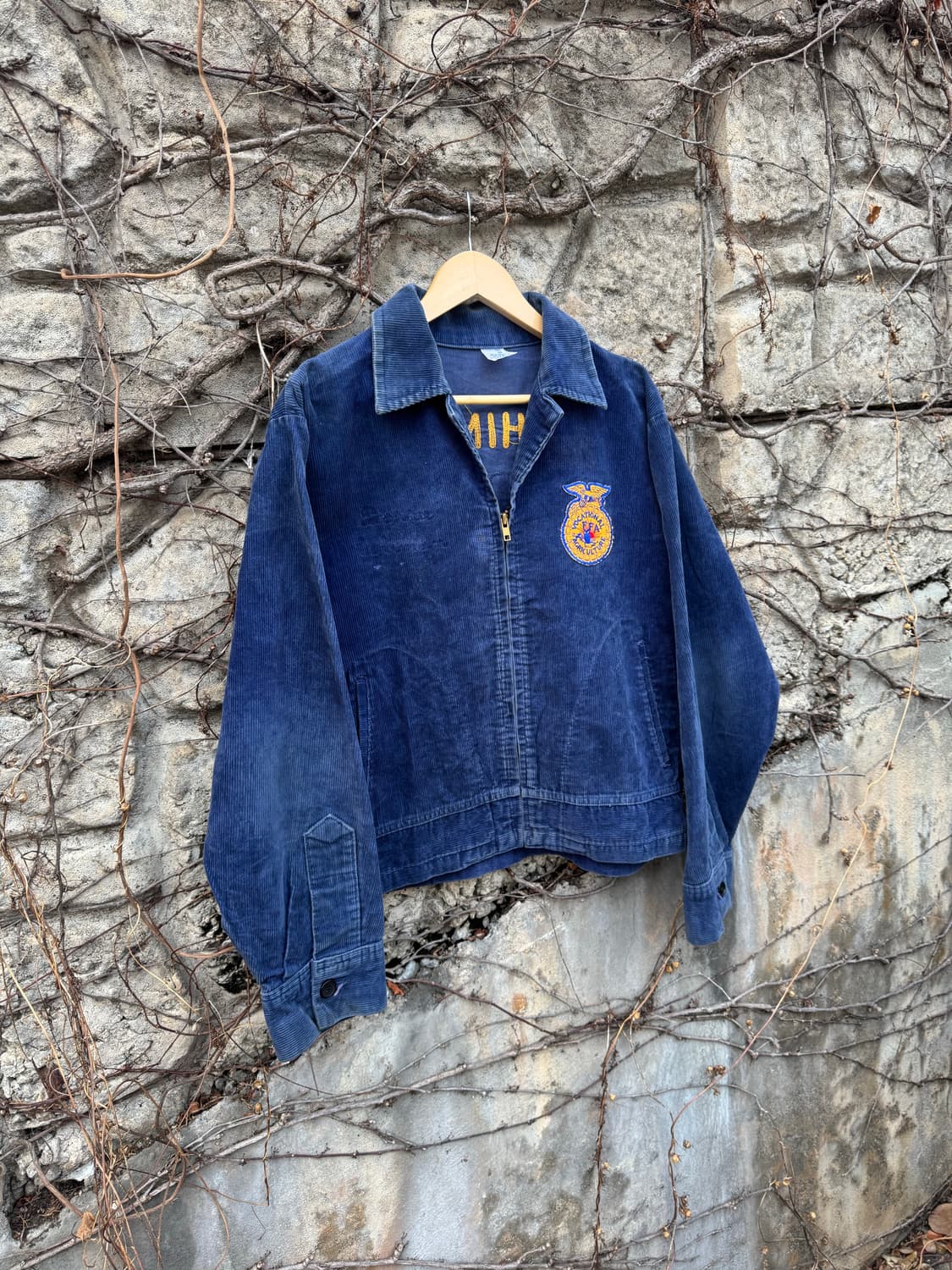 80s FFA 오리지널 코듀로이 자켓 빈티지 체인스티치 상품이미지4