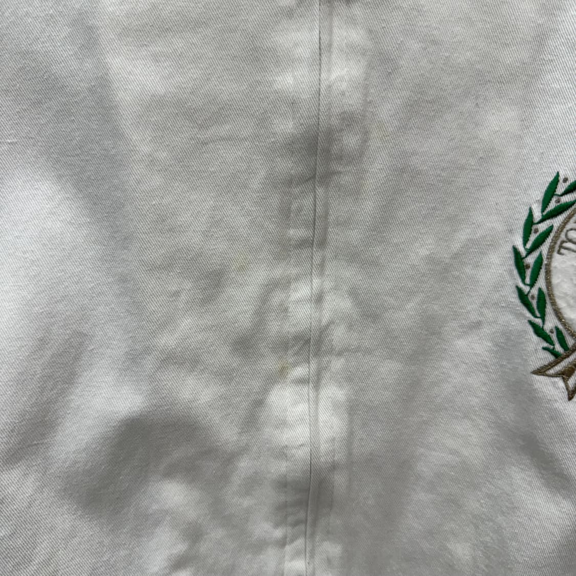 80s 도쿄 디즈니랜드 블루종 전면 미키마우스 로고 포인트 화이트 상품이미지7