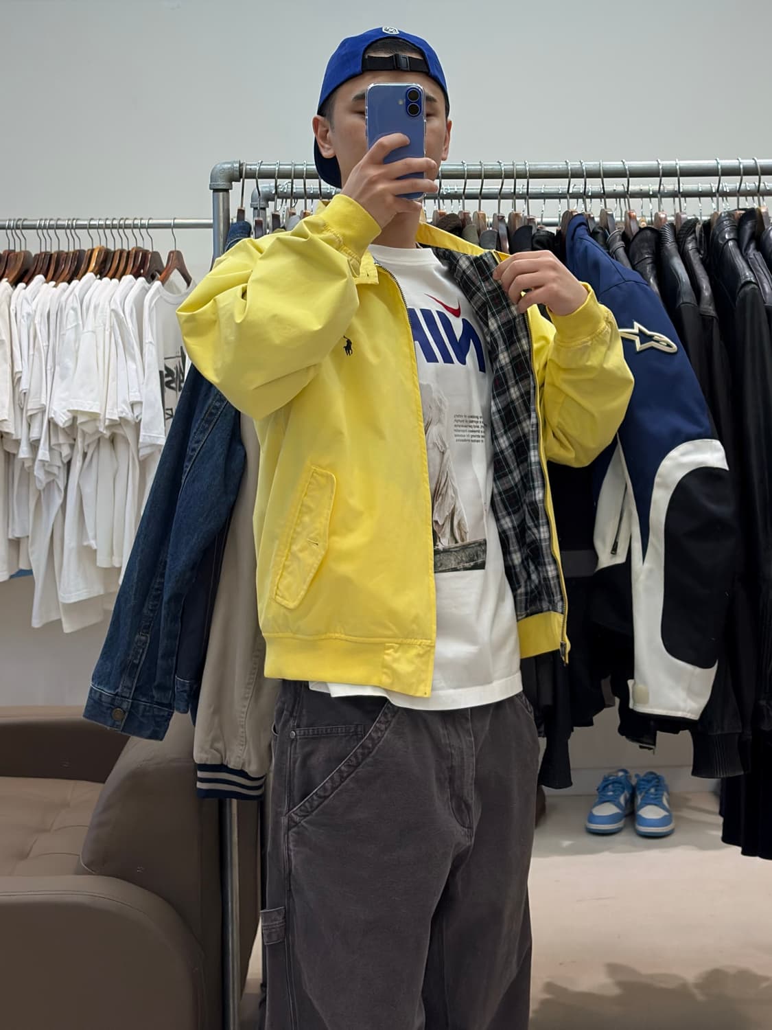 폴로 랄프로렌 바라쿠타 자켓 옐로우 상품이미지8