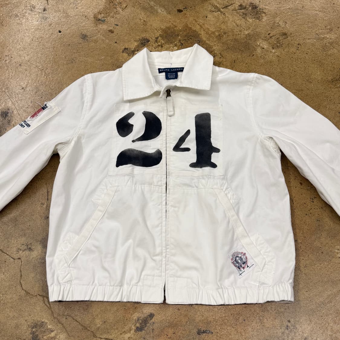폴로 랄프로렌 화이트 카라 셔츠 st 집업 자켓  상품이미지3