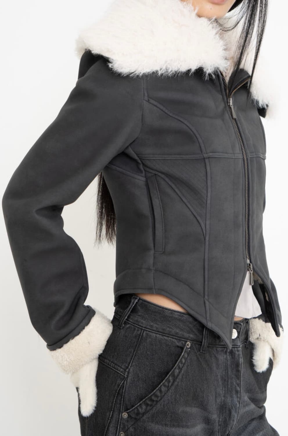 2000아카이브스 퍼 무스탕자켓 상품이미지3