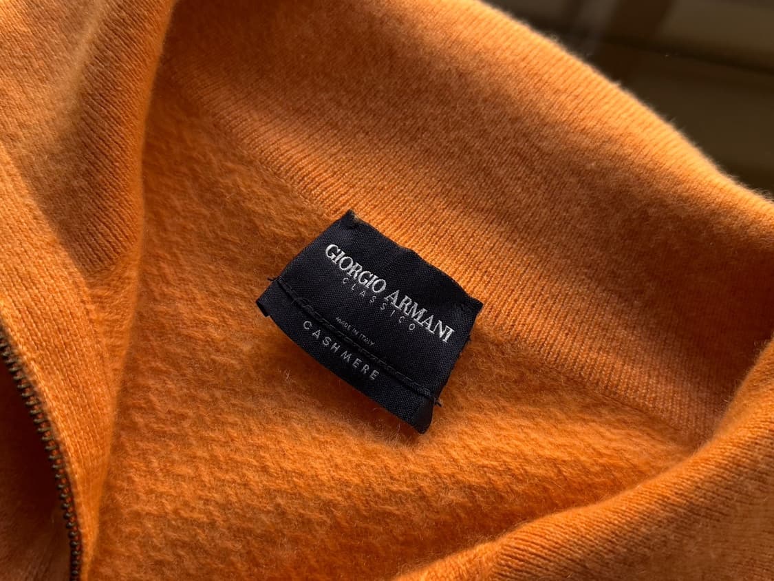 조르지오 아르마니 캐시미어 짚업 니트 105 상품이미지8