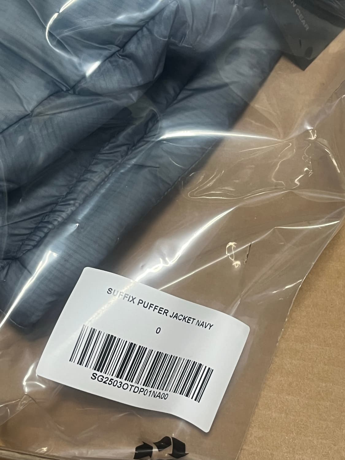 산산기어 서픽스 푸퍼 자켓 네이비 (새상품) 상품이미지4