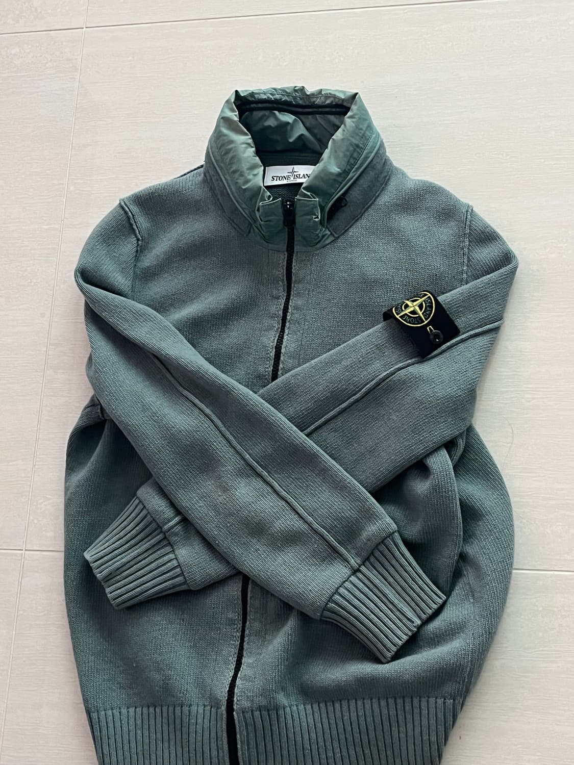 (정품) (급처) (개이쁨) 스톤아일랜드 니트 자켓  상품이미지1