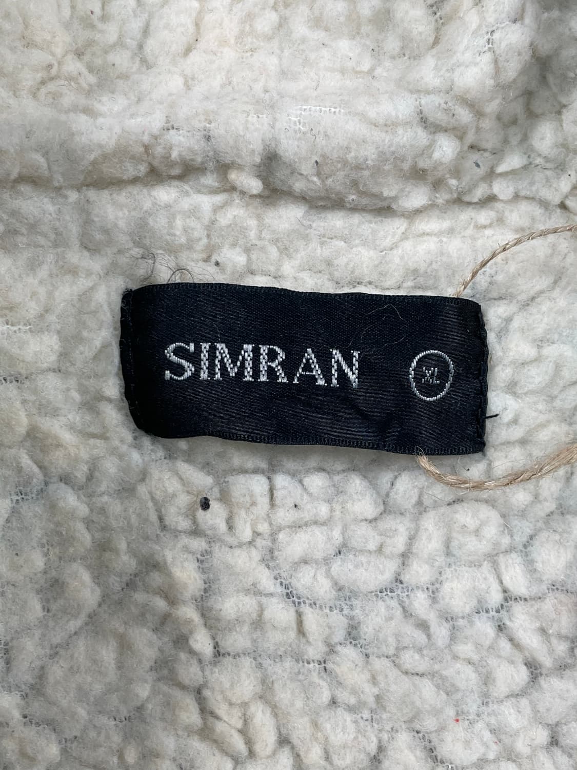 빈티지 울프 아트 플리스 후드 자켓 상품이미지7