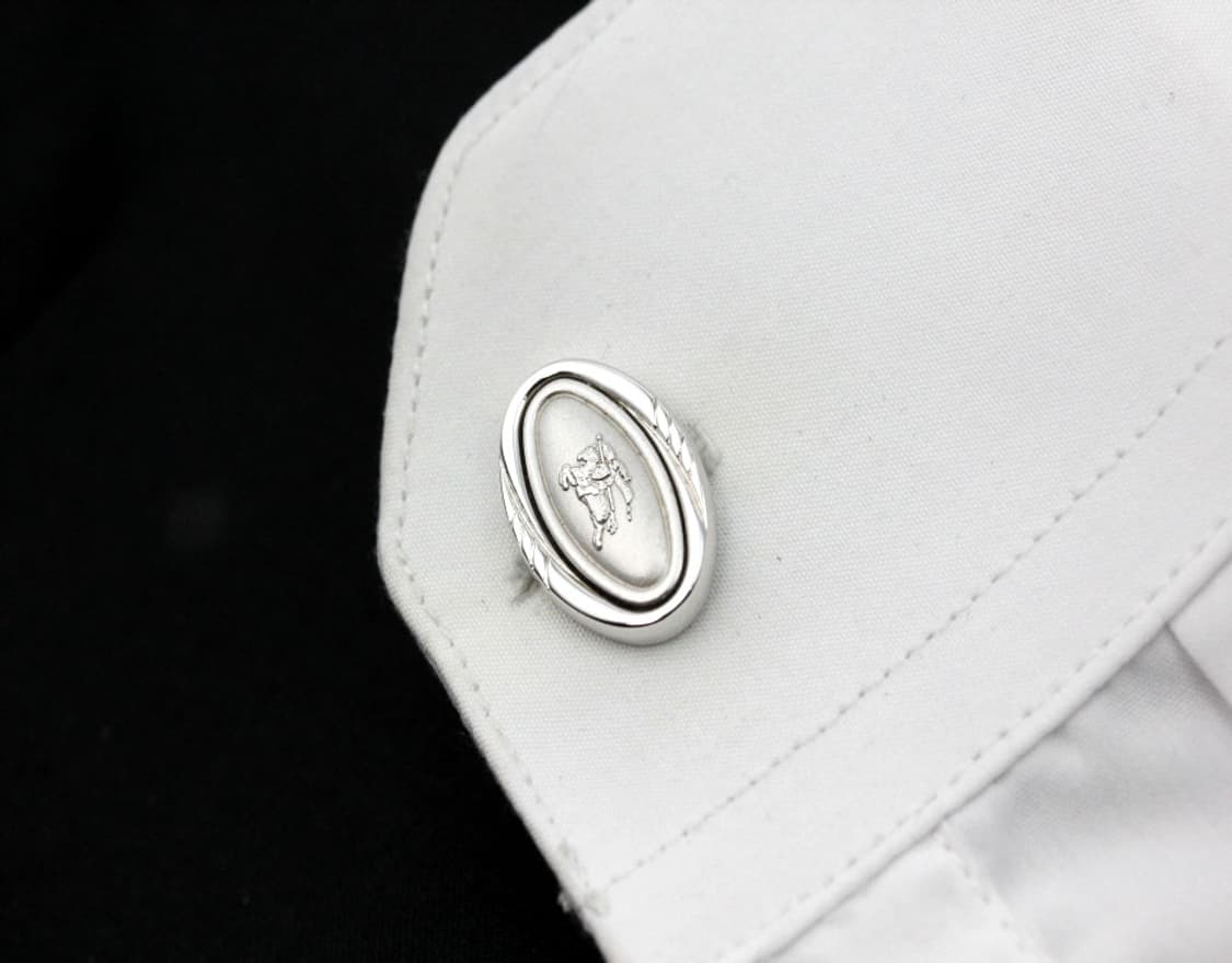 버버리 A+등급 기마로고 남자 명품 커프스 빈티지 상품이미지7