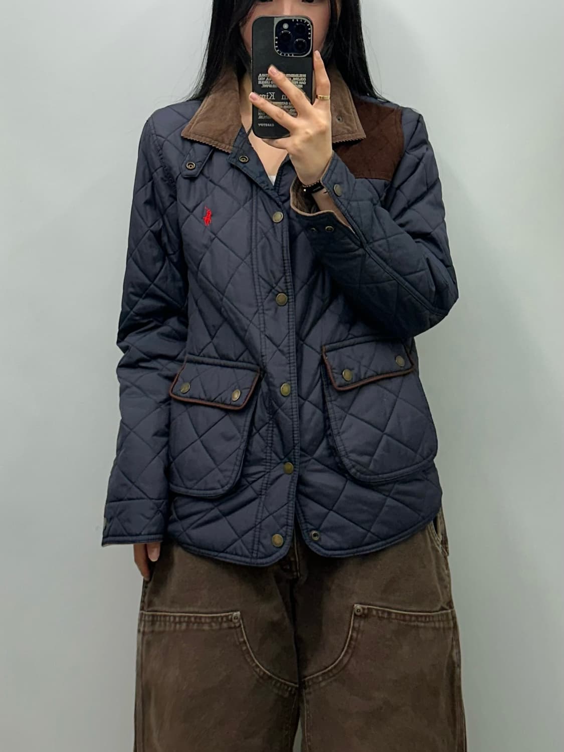 폴로 랄프로렌 코듀로이 카라 퀼팅 누빔 자켓 상품이미지1