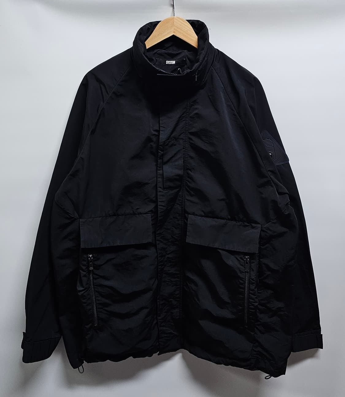 한섬 시스템 나일론 포켓 점퍼자켓 100 오버핏 상품이미지2