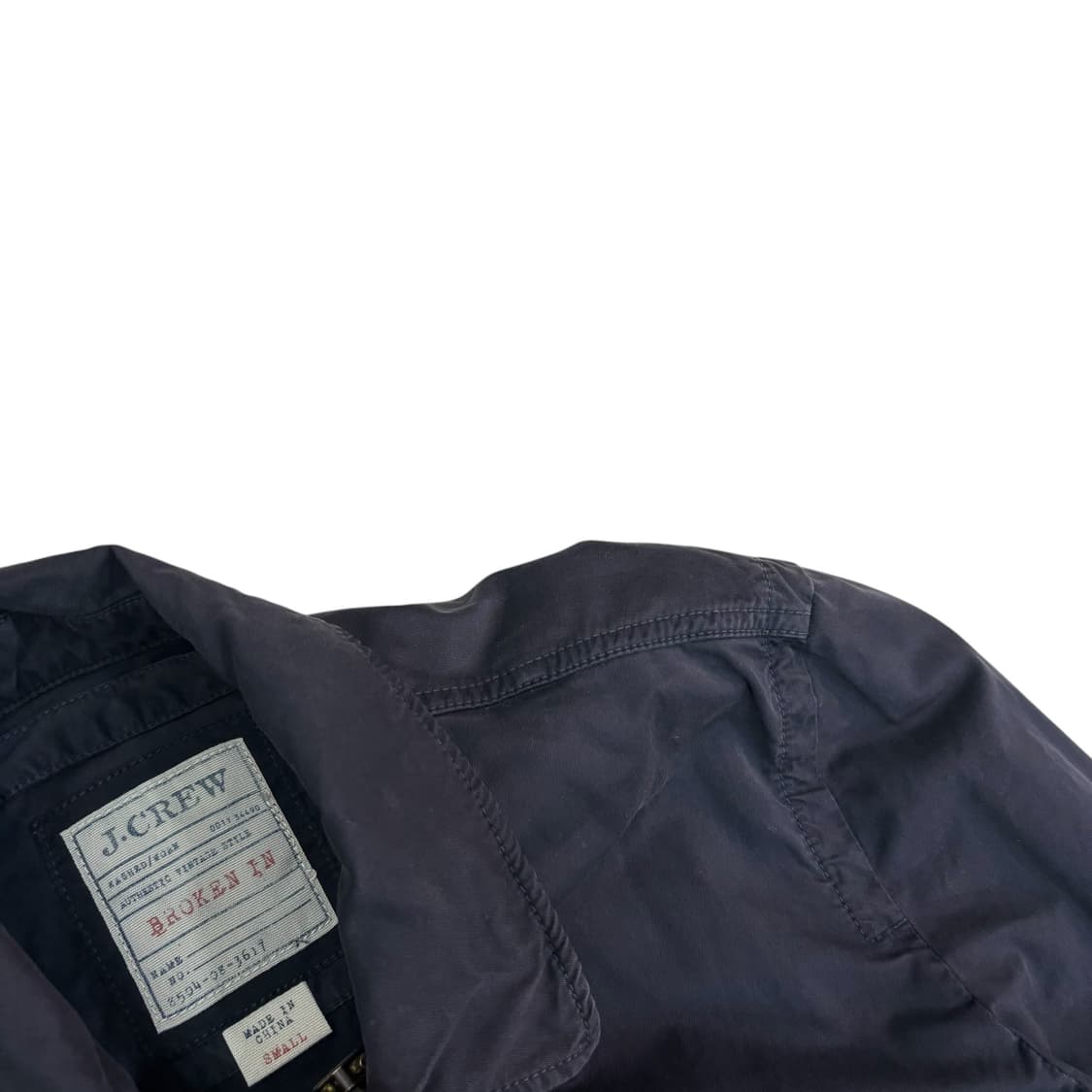 제이크루 네이비 버튼 다운 카라 자켓 상품이미지3
