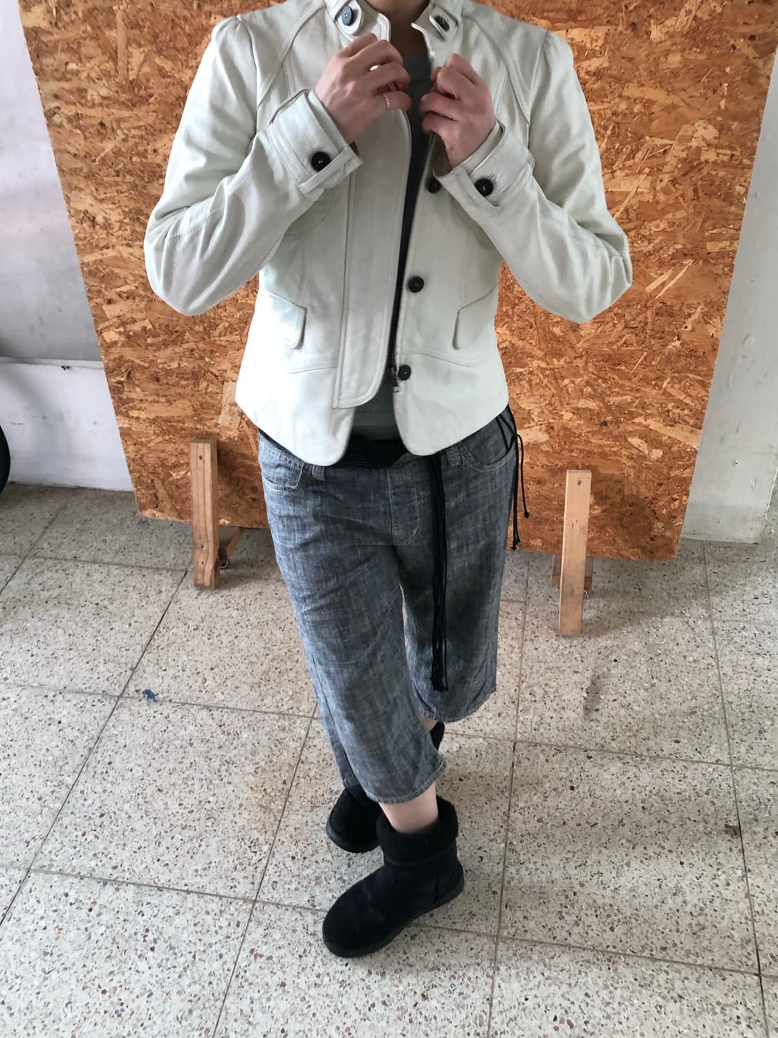 leather jk 상품이미지2