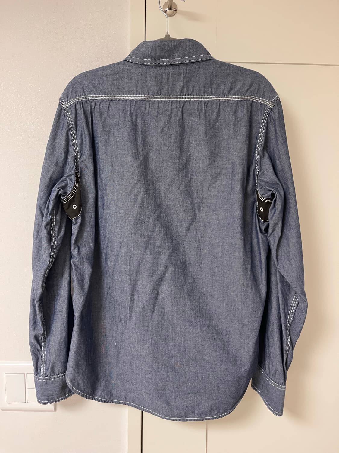 Stussy 스투시 샴브레이 워크셔츠 m 상품이미지4