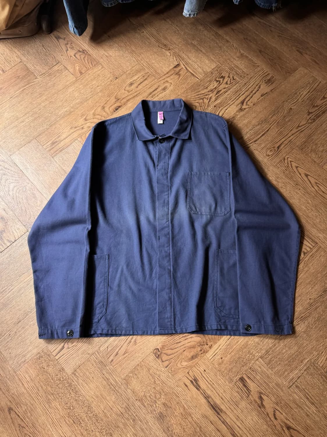 [XL]빈티지 리버티블루 프렌치 워크자켓 상품이미지1