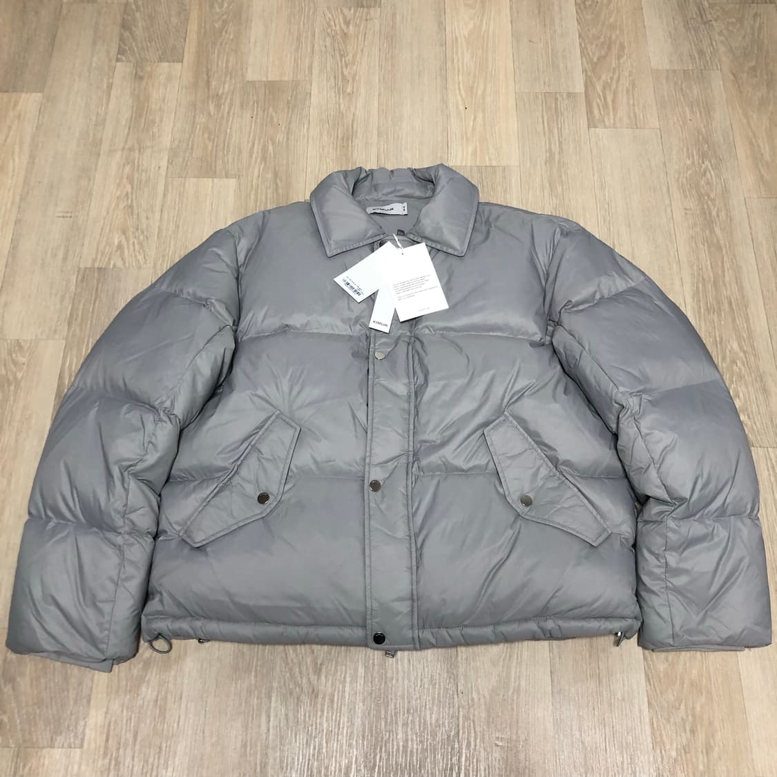 (XL) 새상품 키뮤어 KIIMUIR 덕 다운 카라 숏 다운 점퍼 패딩 상품이미지1