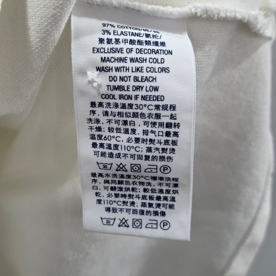 폴로랄프로렌 우먼 피케 카라 반팔티 화이트 XS 상품이미지4