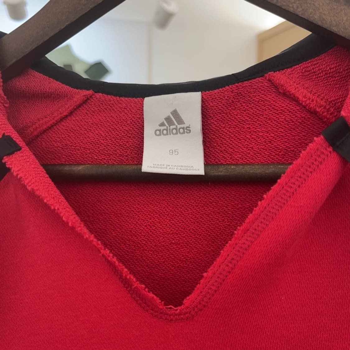 아디다스 빈티지 레트로 브이넥 후드 조끼 베스트 95 C08238 상품이미지8