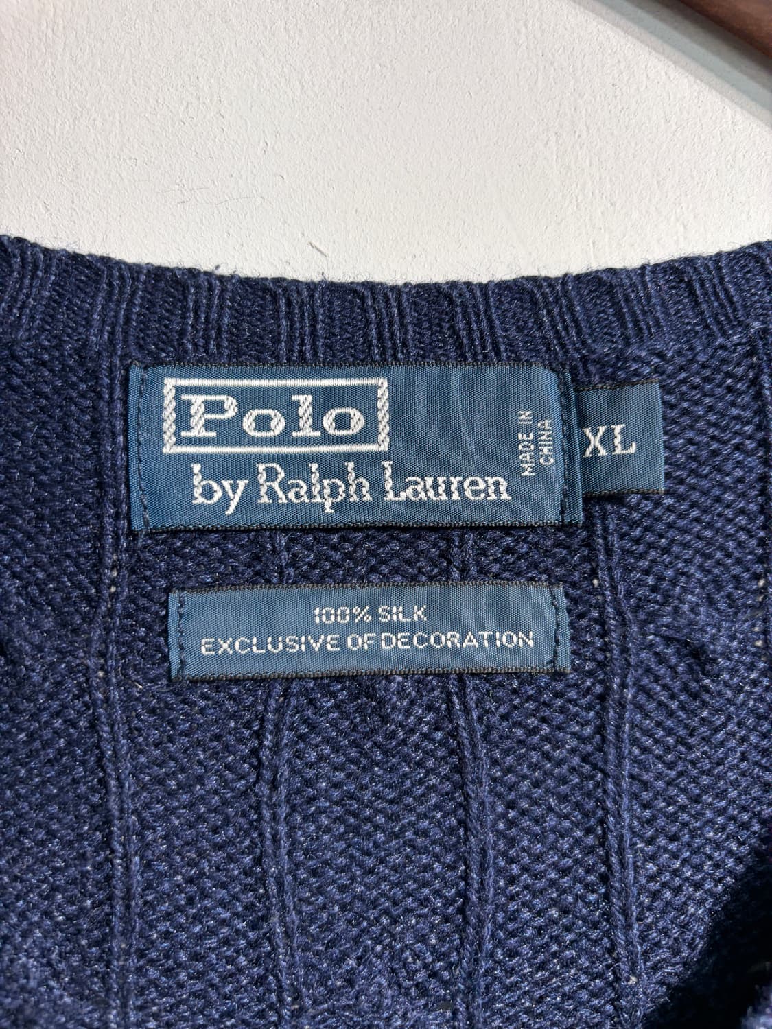 Polo 폴로 랄프로렌  silk 100% 니트 XL 상품이미지5