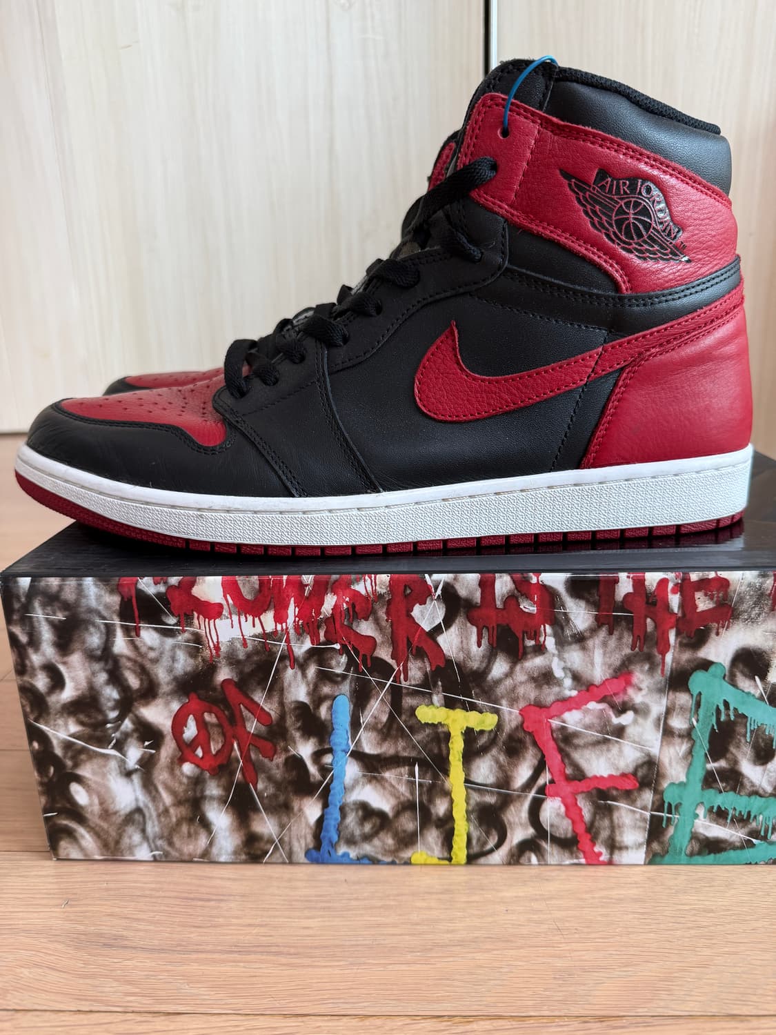 [320] 나이키 에어 조던1 레트로 하이 OG 브레드 밴드 2016 상품이미지5