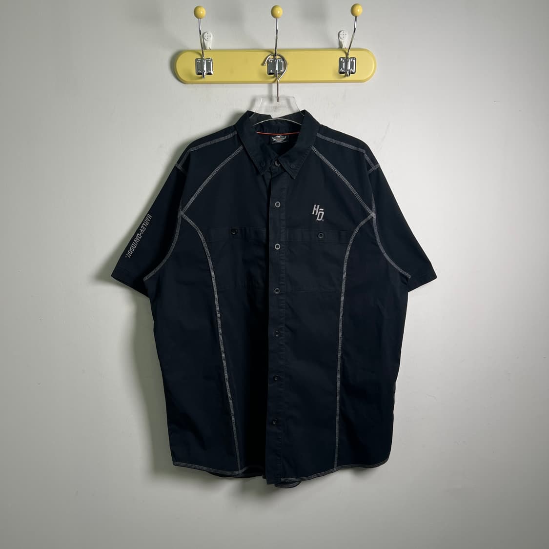 할리데이비슨 바이커 하프 반팔 셔츠 XL 상품이미지2