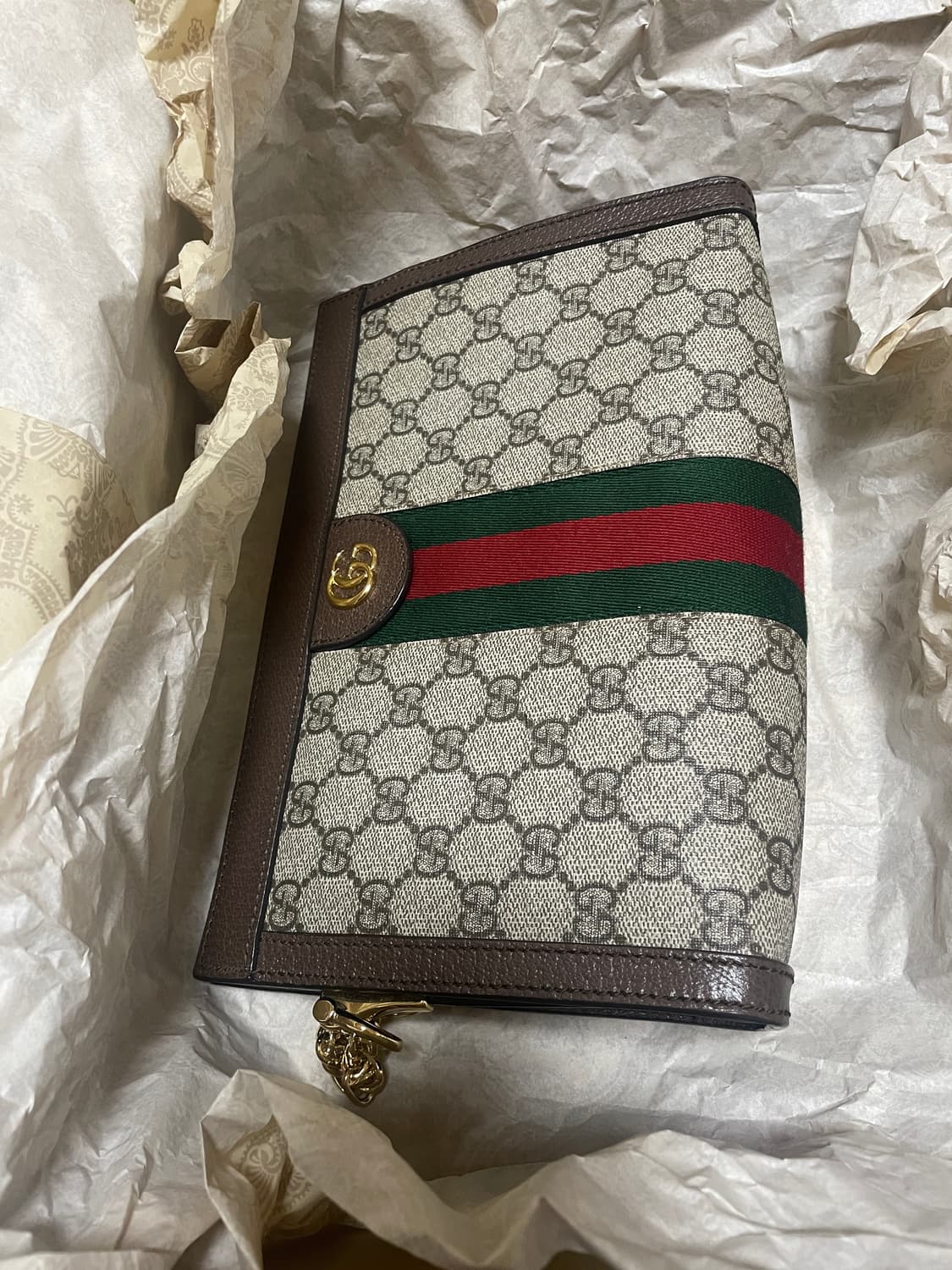 구찌 오피디아 GG 미디엄 금장체인 숄더백 겸 크로스백 상품이미지3