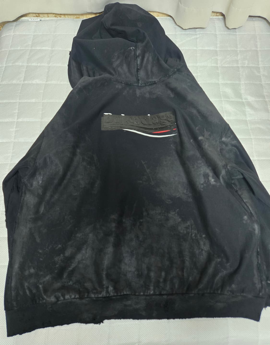 발렌시아가 개퍼 더티 집업 후드 티셔츠 머드 상품이미지7