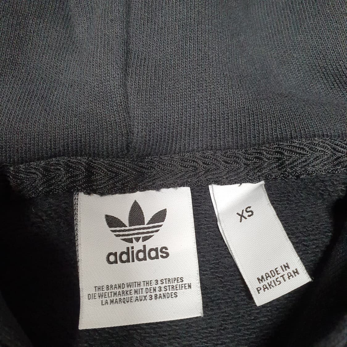 ✨ (바배) 아디다스 박스로고 블랙 후드티  상품이미지3