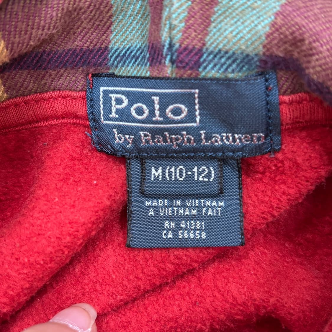 M 폴로랄프로렌 빨간 포니 후드집업 0331E 상품이미지3