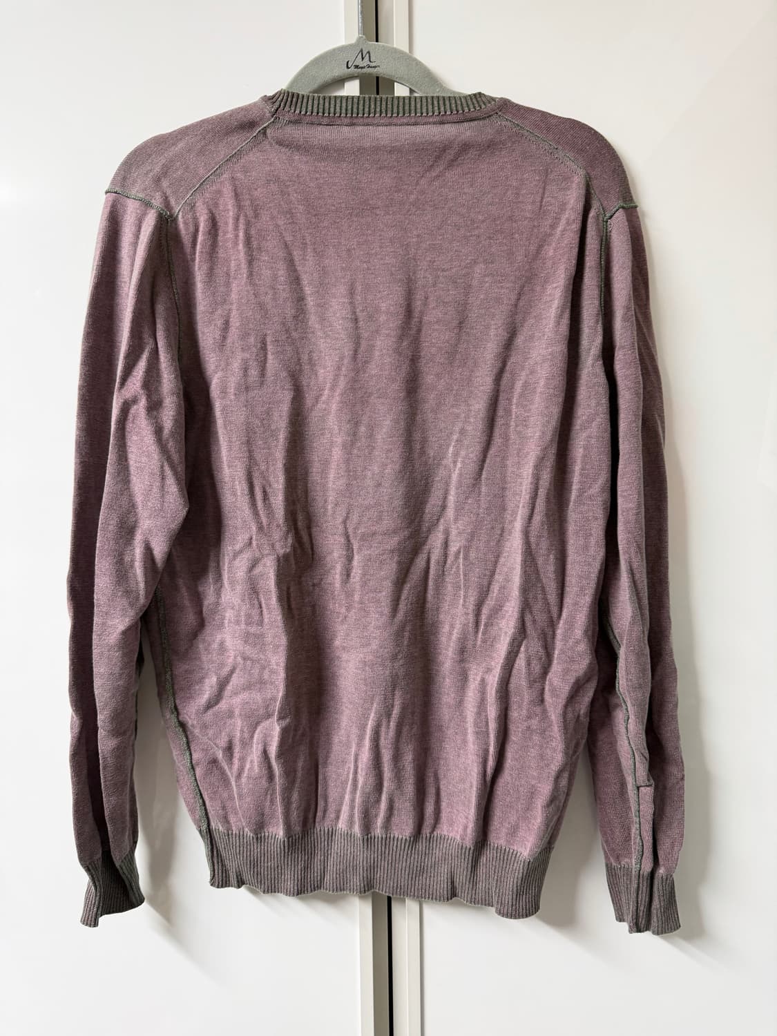 빈티지 퍼플 그린 니트 상품이미지2