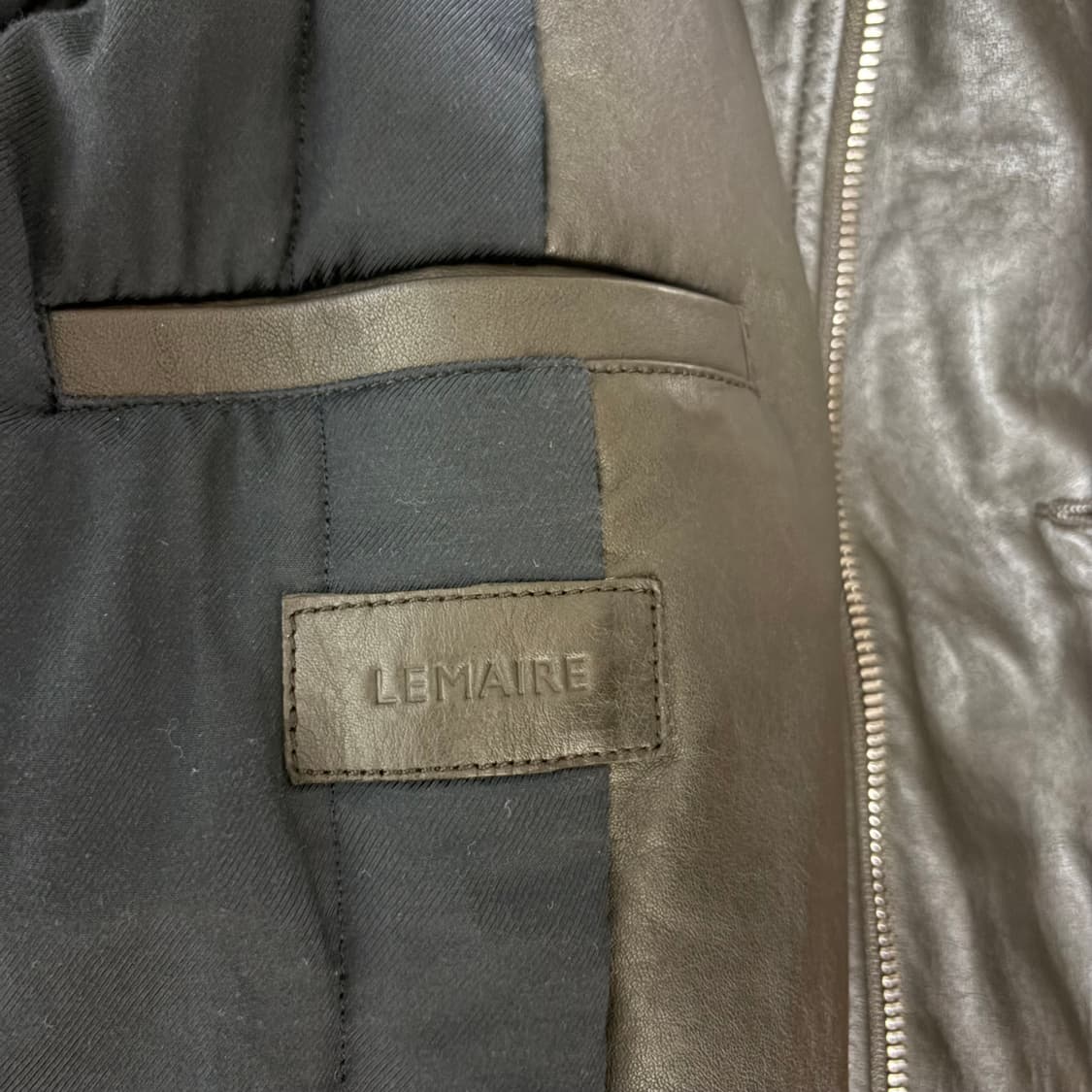 르메르 24fw 레더 블루종 L사이즈 상품이미지4