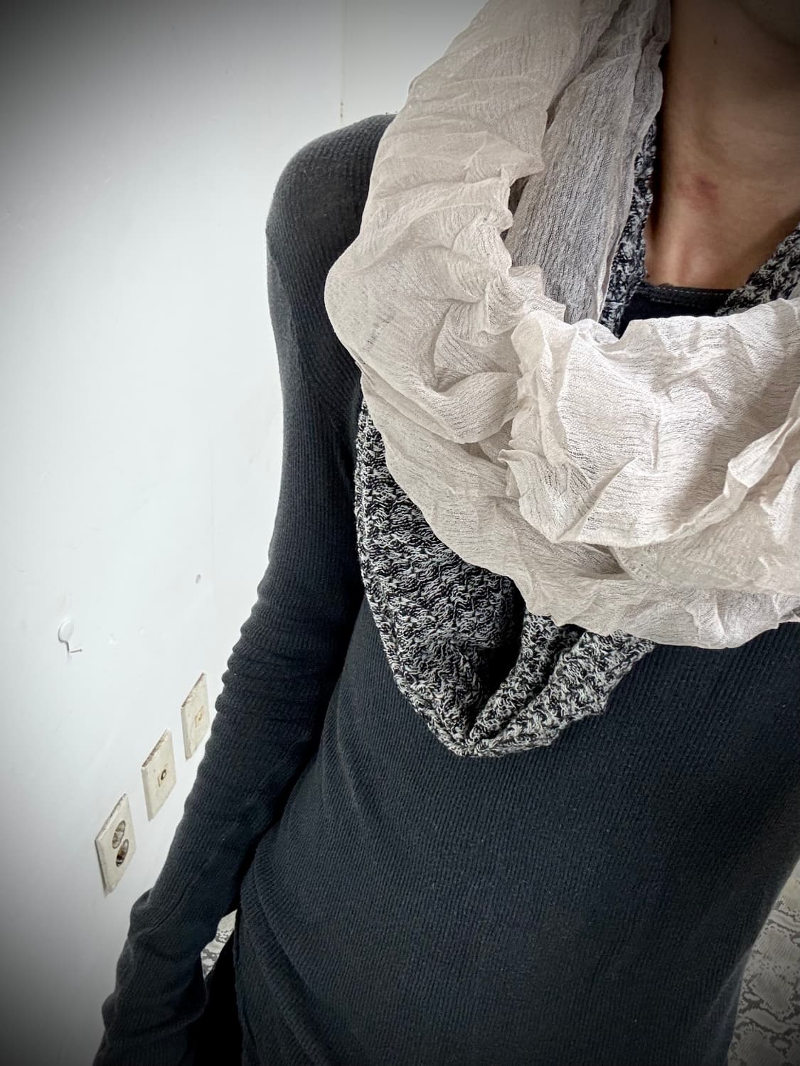 “Vintage” Layered Scarf 상품이미지3
