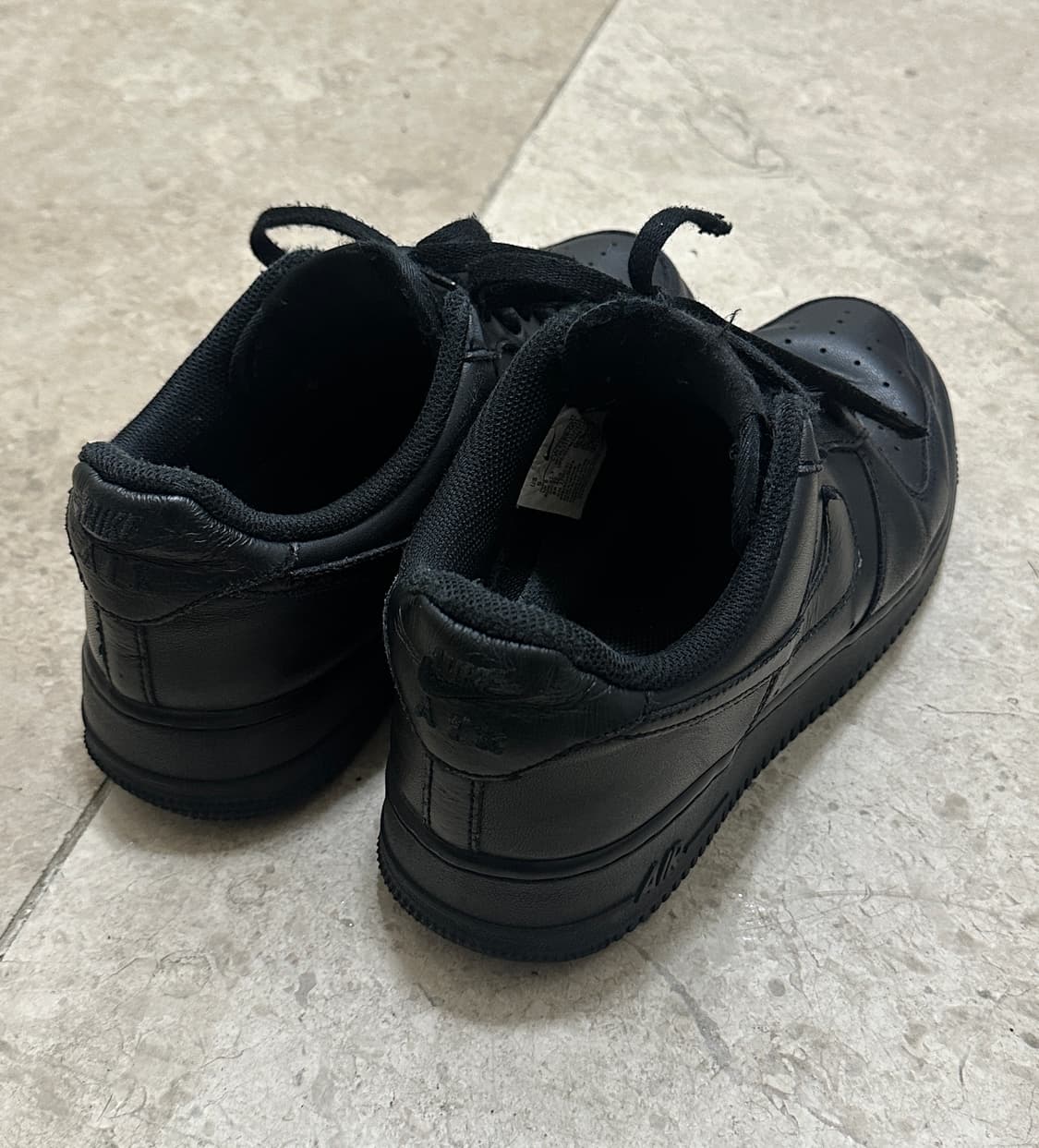 (270) 나이키 에어포스 블랙  상품이미지3