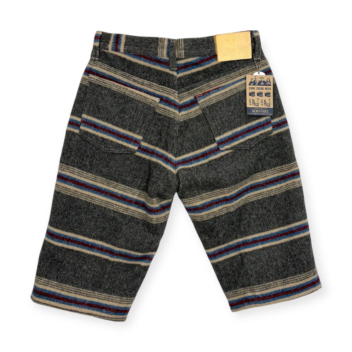 데드스탁 존불 울 패턴 반바지 팬츠 상품이미지6