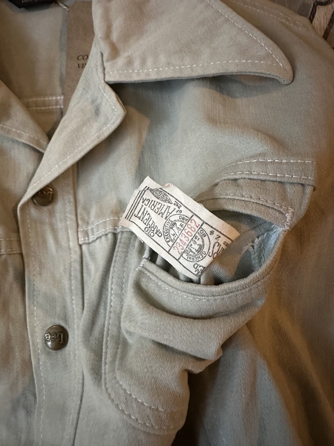 70s Vintage USA Lee Mole Skin Jacket 상품이미지9