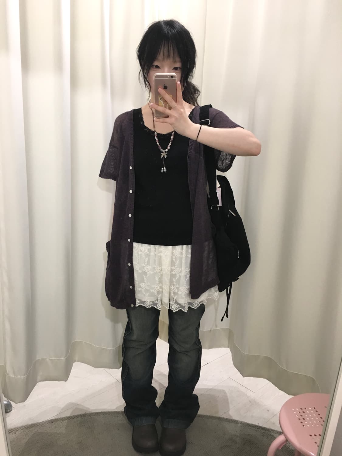 vintage lace sleeveless 상품이미지3