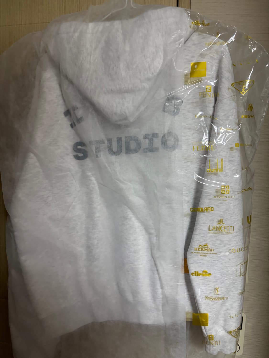 [L]아이앱 스튜디오 후드 라이트 그레이 1회착 세탁완료 상품이미지2