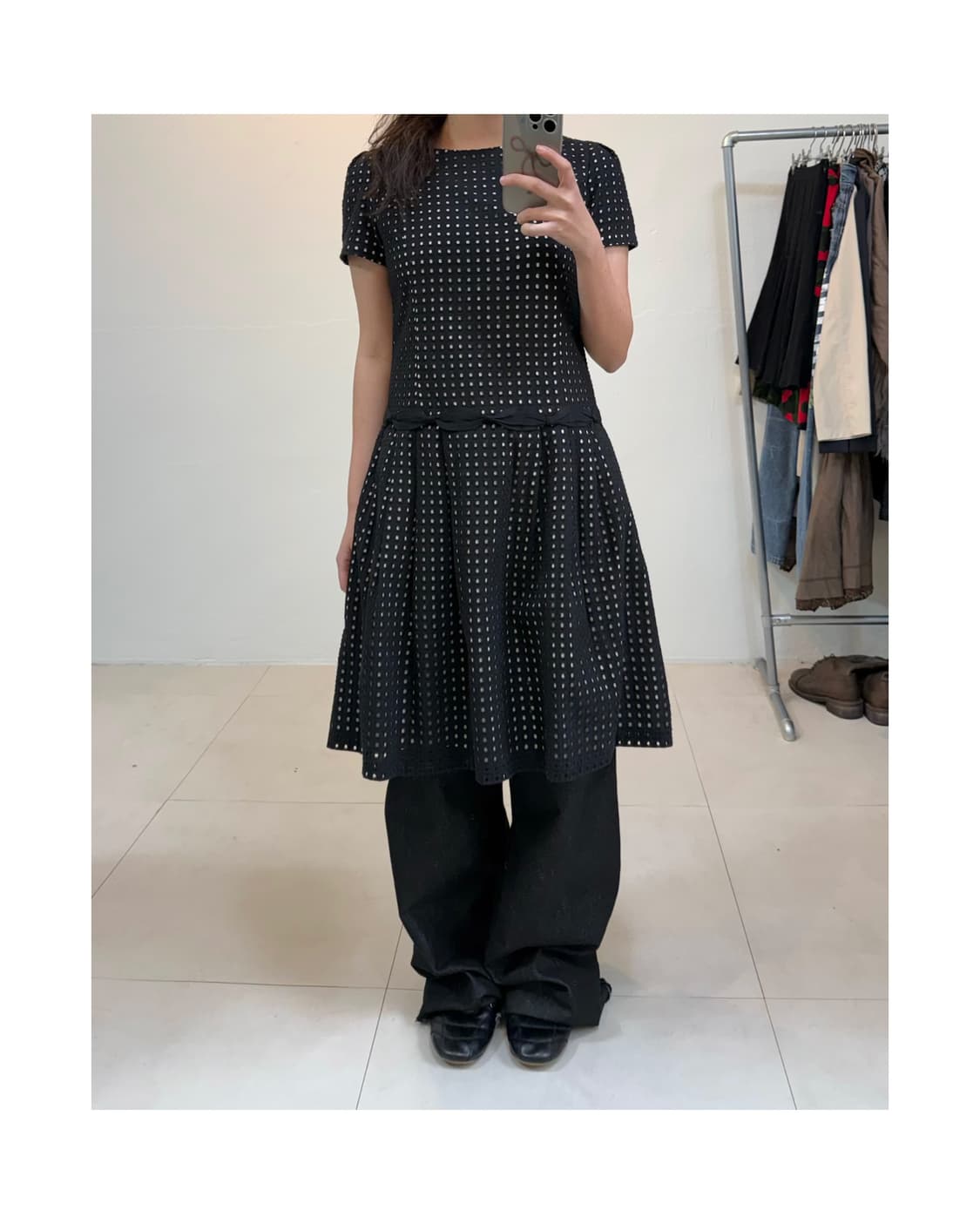 빈티지 펀칭 원피스 상품이미지5