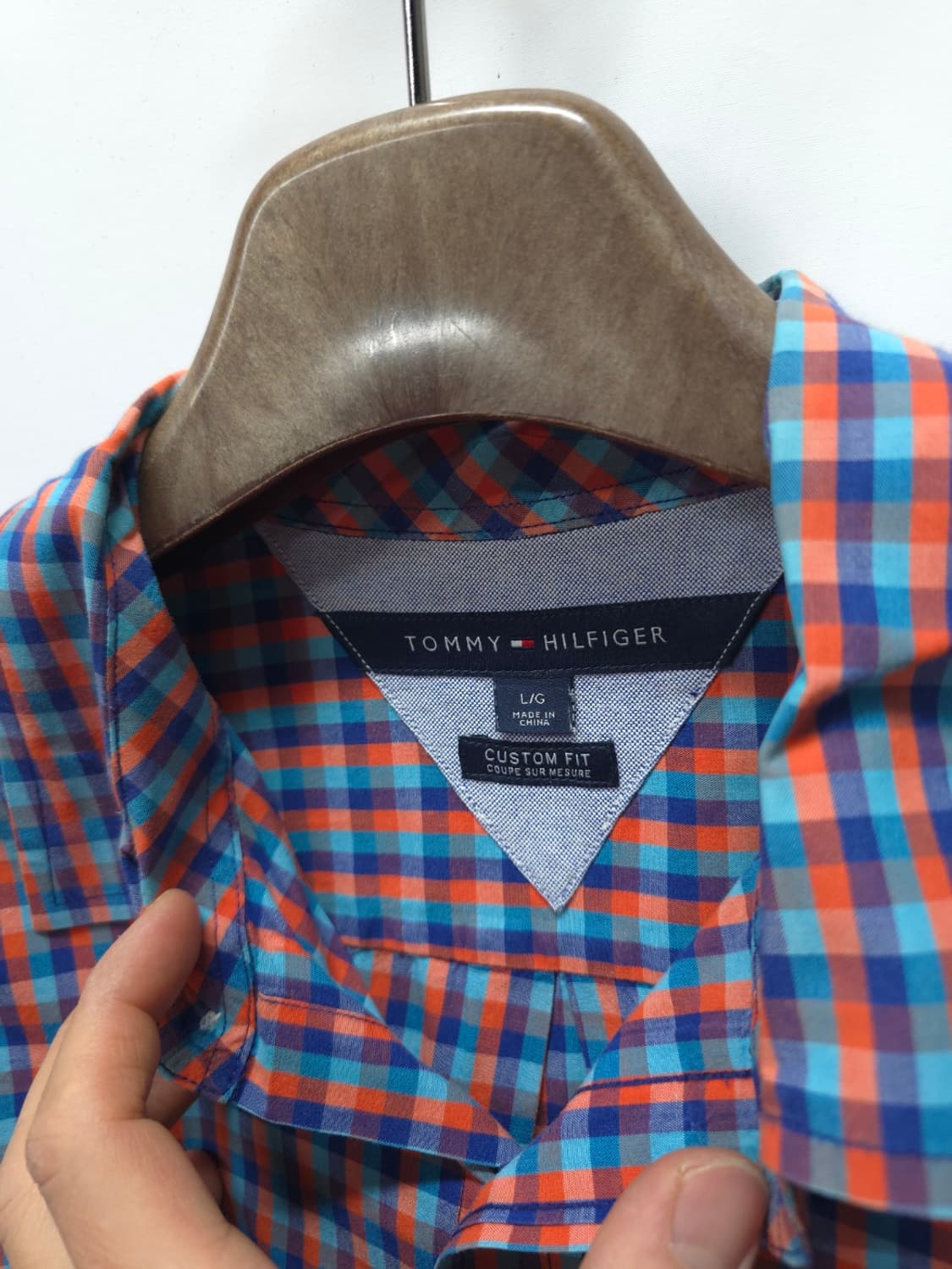 타미힐피거 커스텀핏 체크셔츠 (100~105 ) 상품이미지6