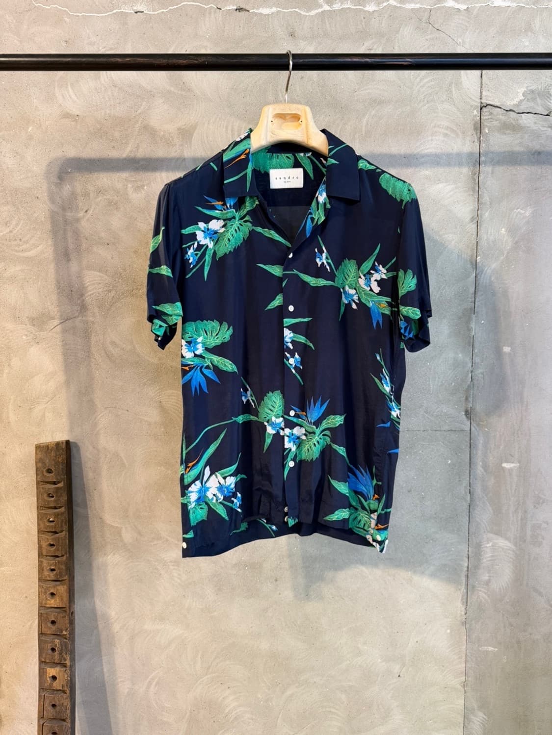 산드로 오픈칼라넥 셔츠 100 상품이미지1