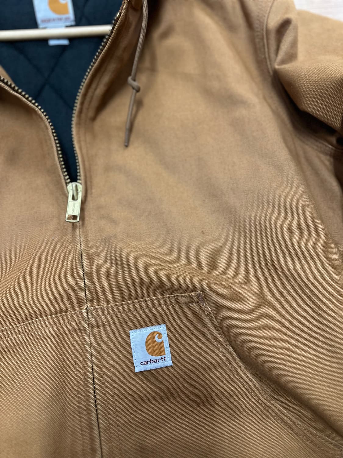 (M)칼하트 USA 액티브 자켓 J140 브라운  상품이미지3