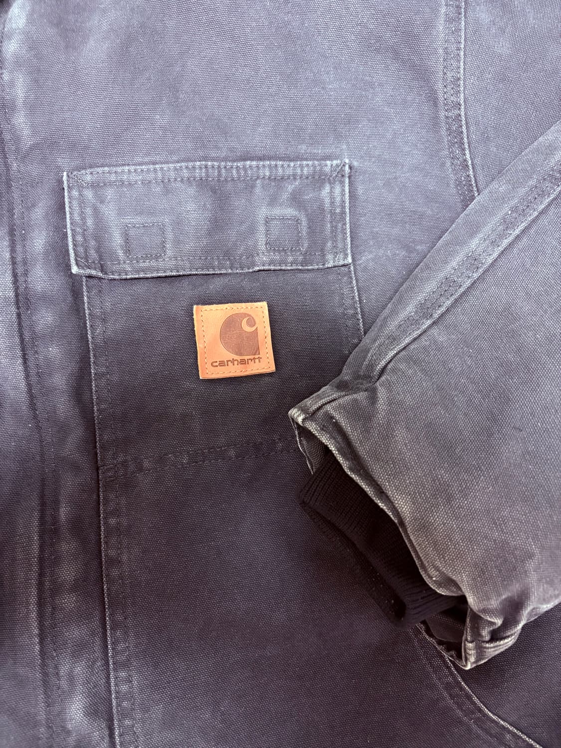 칼하트 초어 덱자켓 2XL 블랙 상품이미지2