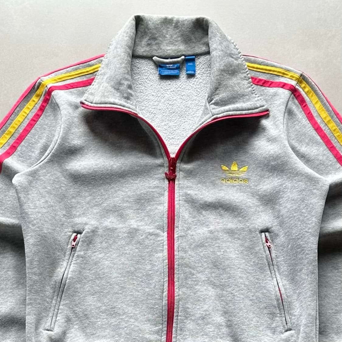 [M]아디다스 파이어버드 그레이 스웻 코튼 트랙탑 져지 상품이미지3