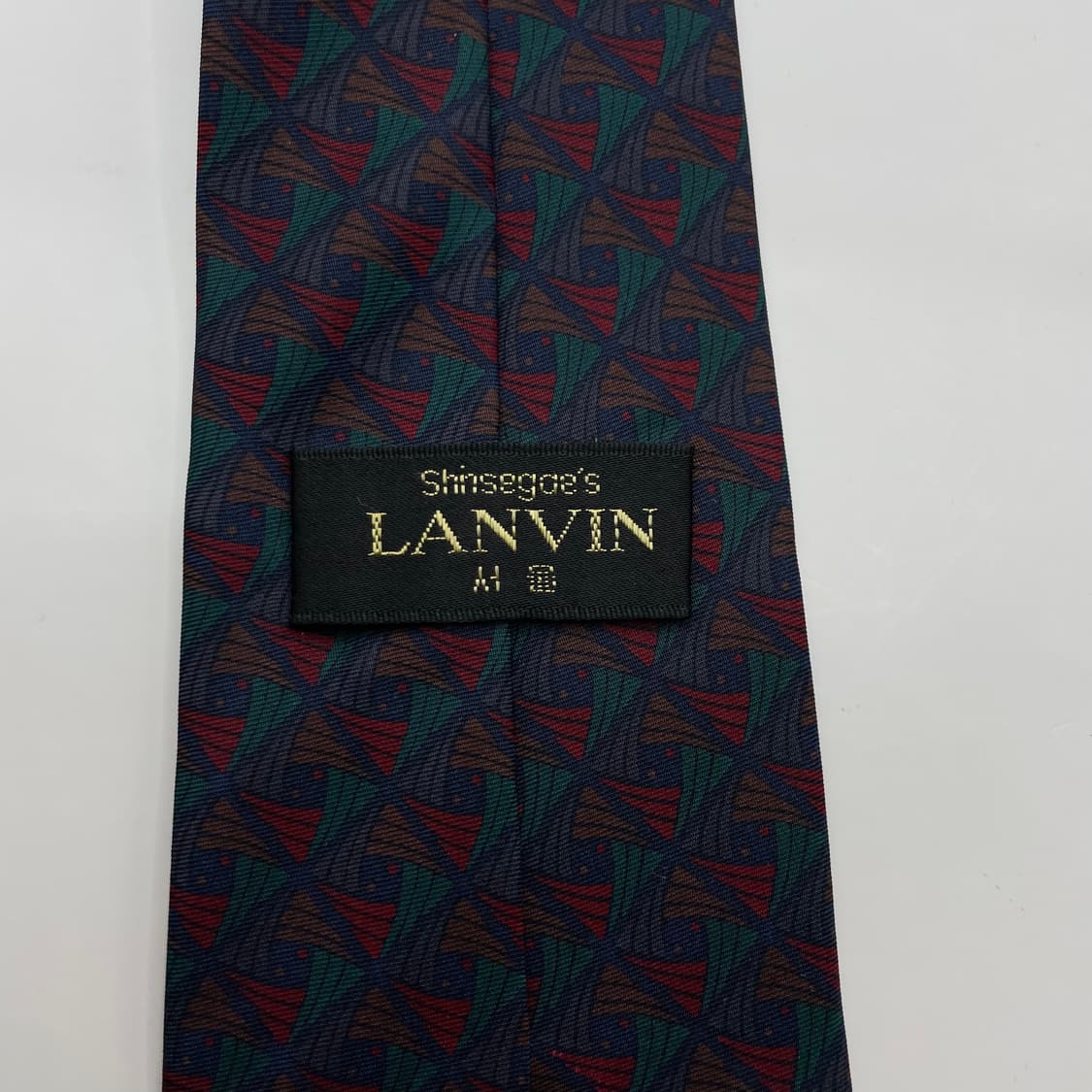 828) (LANVIN) 랑방 패턴 넥타이 상품이미지5