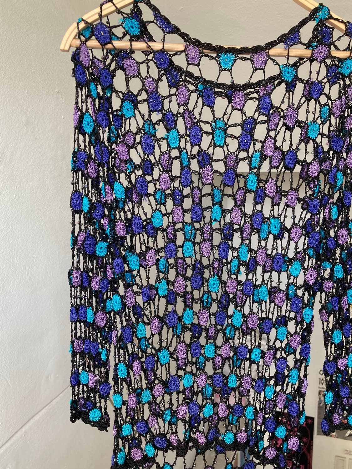 빈티지 그물 뜨개탑 상품이미지6