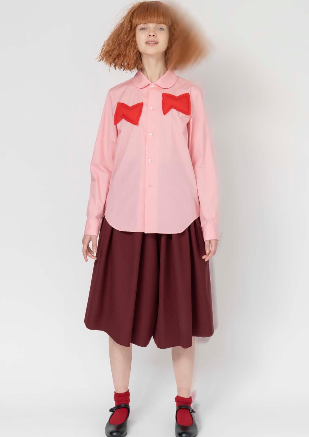 Gathered Structure Skirt Pants 상품이미지1