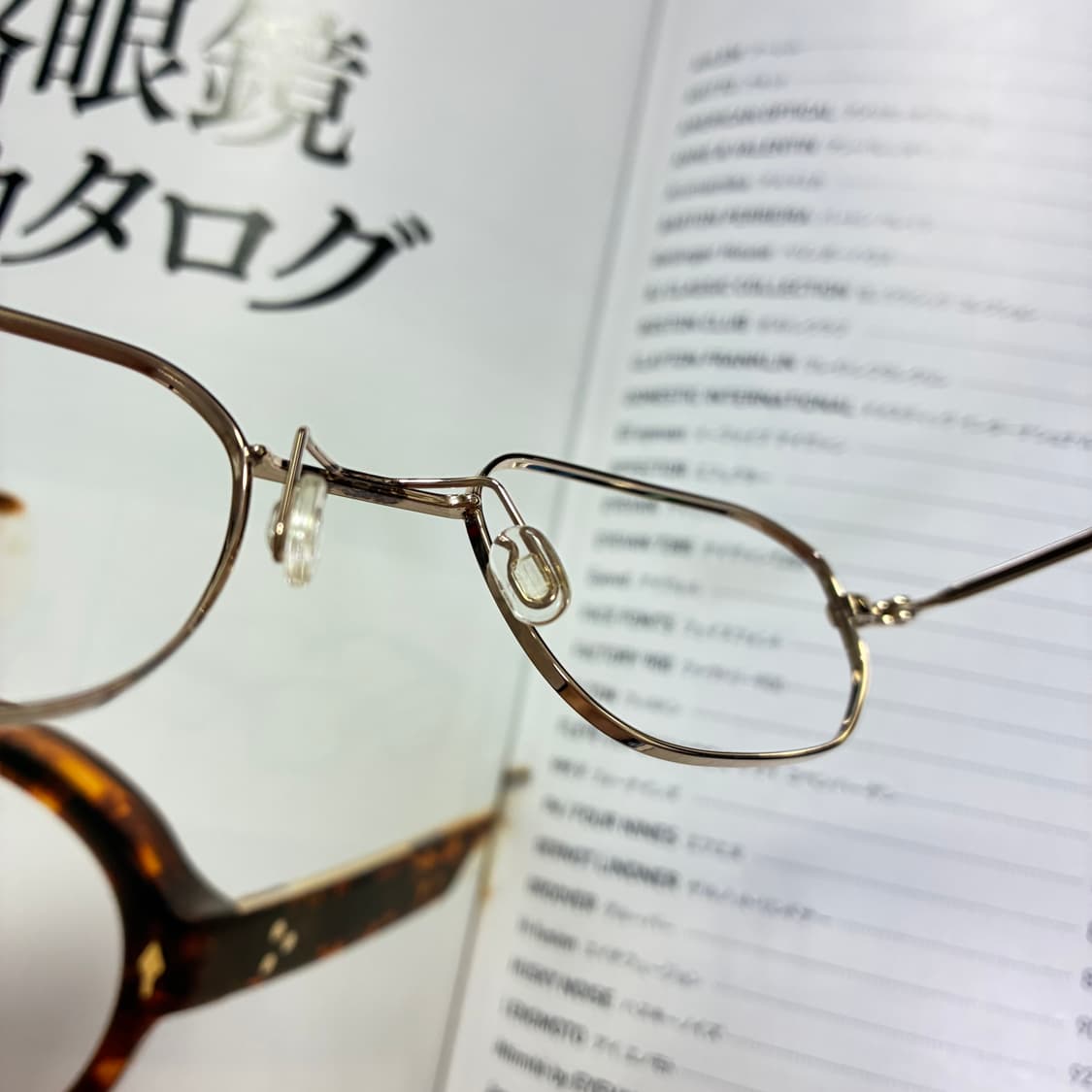 NIKON 니콘 티타늄 골드 일본 안경 상품이미지6