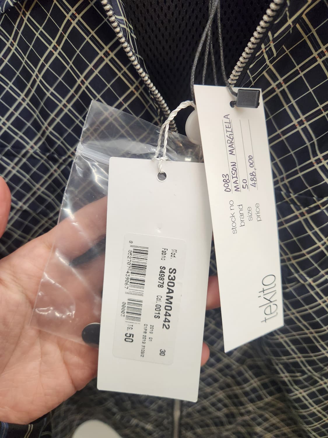 메종 마르지엘라 체크드 스포츠 자켓 상품이미지4