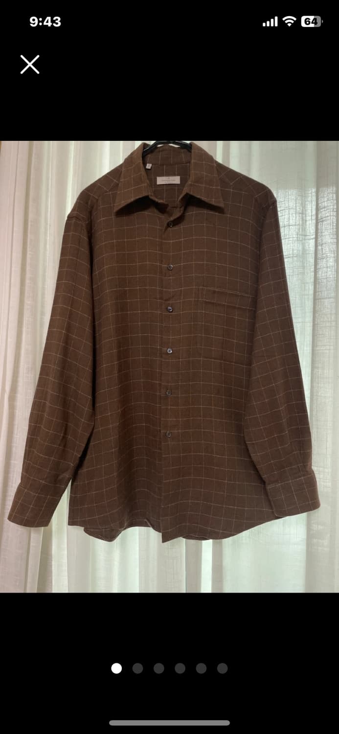 에르메네질도제냐 초콜릿색 셔츠 상품이미지1