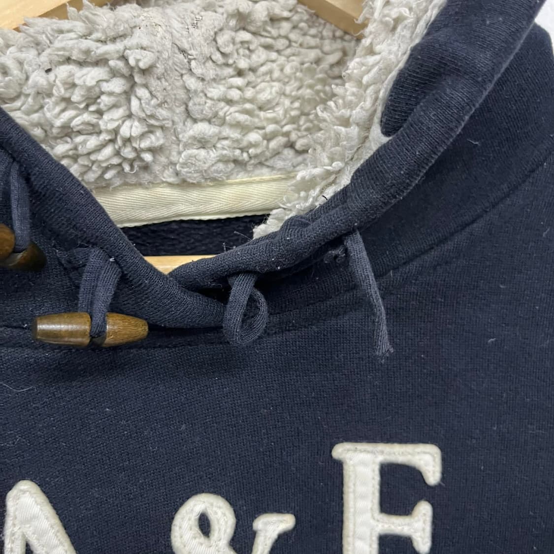 아베크롬비 y2k 울프죠 양털 대대장 스웻 셔츠 후드티(L) 상품이미지9