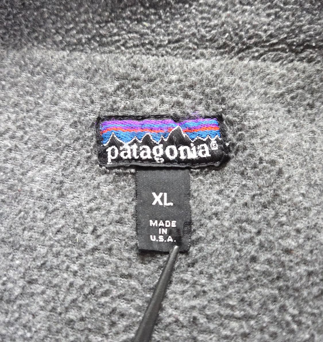 (XL)파타고니아(Rare) 빈티지그린 쉘 봄버 자켓 신칠라 플리스 상품이미지4