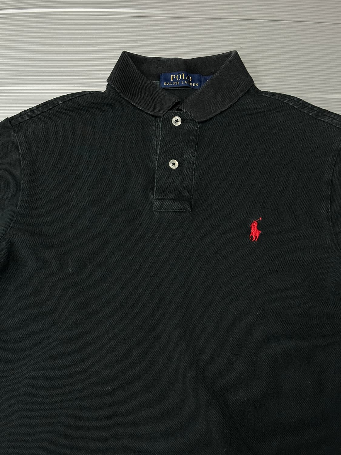폴로 랄프로렌 레드 포니 반팔 카라티 블랙 S 상품이미지2